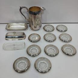 Sheridan Silver Set w/10 Dishes, Pitcher and a Butter Dish