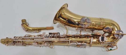 Antique 1920's Evette & Schaeffer by Buffet Crampon a Paris Alto Saxophone w Case and Accessories (Parts and Repair) image number 2