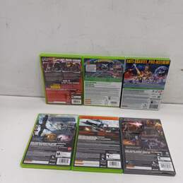 Bundle of 6 Microsoft Xbox 360 Mixed Genre Video Games alternative image