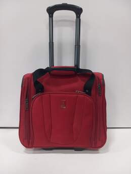 Small Red Rolling Suitcase