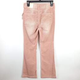 Anthropologie Women Pink Corduroy Pants Sz 27 NWT alternative image