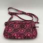 Vera Bradley Womens Pink Floral Adjustable Strap Zipper Crossbody Bag Purse image number 1