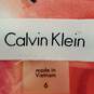 Calvin Klein Women Pink Floral Dress Sz 6 NWT image number 3