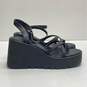Madden Girl Vaultt Wedge Sandals Black 6.5 image number 1