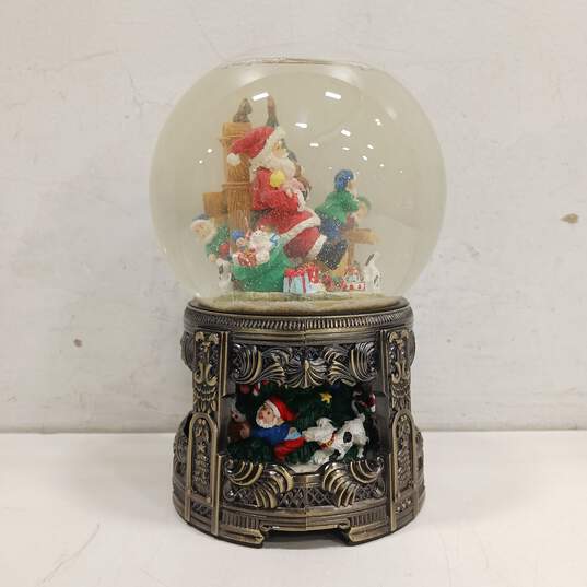 Vintage Christmas Musical Snow Globe image number 3