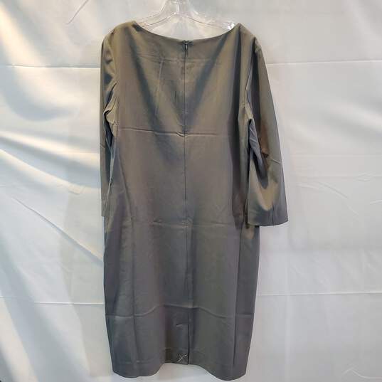 M.M. Lafleur New York Etsuko 3.0 Steel Gray Dress NWT Size 14 image number 2