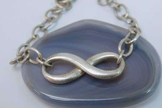 Tiffany & Co. Sterling Silver Infinity Classic Link Bracelet 6.0g image number 1