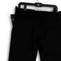 NWT Mens Black Flat Front Slash Pockets Straight Leg Dress Pants Size 32/32 image number 3