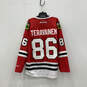 Mens Multicolor # 86 Teuvo Teravainen Chicago Blackhawks NHL Jersey Size L image number 2