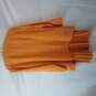 3K Fashion Bright Orange 3 Piece Suit w Skirt Size M image number 2
