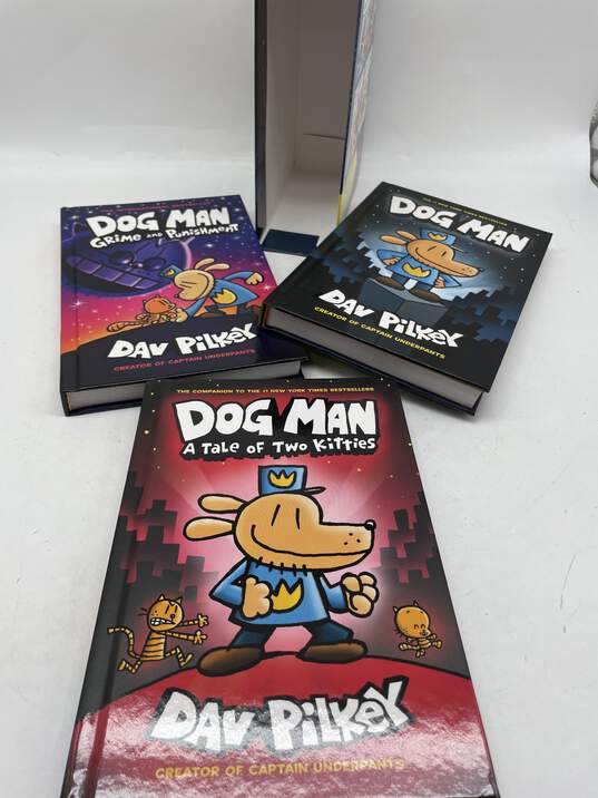 Buy the Set Of 3 Dav Pilkey Dog Man The Epic Collection 1-3 Series Graphic  Book