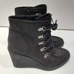 Zodiac Wedged Heel Lace Up Boots Size 7.5 alternative image