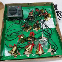 Mr. Christmas Bells of Christmas 10 Lighted Musical Brass Bells Untested alternative image