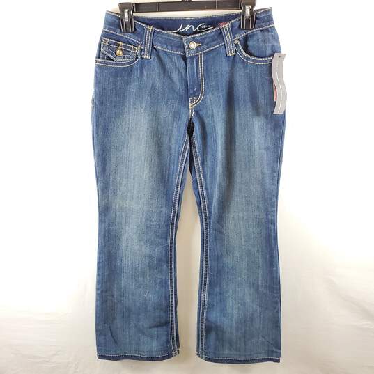 Inc International Women Blue Bootcut Jeans Sz 8P NWT image number 1