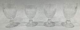 Set of 4 Waterford Colleen Short Stem Water Goblets