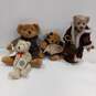 Bundle of 4 Assorted Stuffed Bear Plushies image number 1