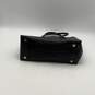 Michael Kors Womens Black Leather Inner Pocket Double Top Handle Handbag Purse image number 3