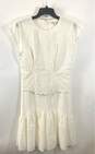 Diane Von Furstenberg White Casual Dress - Size 8 image number 1