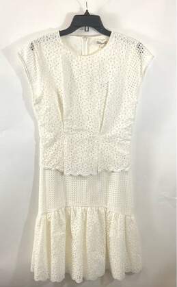 Diane Von Furstenberg White Casual Dress - Size 8