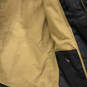 Mens Black Long Sleeve Stand Collar Full-Zip Biker Jacket Size Large image number 3