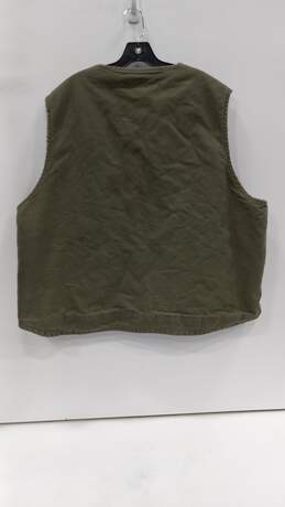Men’s Carhartt Out Fleece Lined Canvas Vest Sz 3XL alternative image