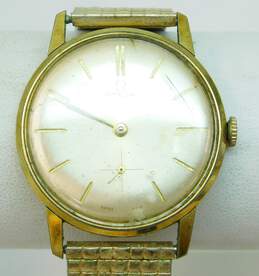 Men's Vintage Omega 18K Yellow Gold Case 42864 Swiss Watch 49.1g
