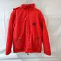 Red Coat with Front Zipper image number 1