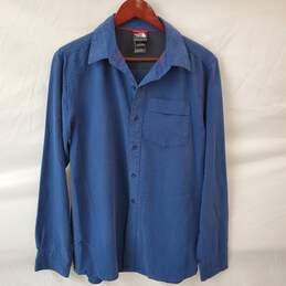 The North Face Blue Button Up Top Mens US Size Small