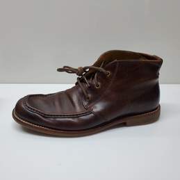 UGG Boots Via Lungarno Leather Moc Toe Ankle Chukka Boot Brown Mens Size US  9.5 alternative image