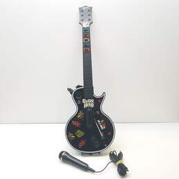 Microsoft Xbox 360 controller - Red Octane Guitar Hero wireless guitar - black