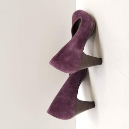 Giani Bernini Women's Purple Suede Heels Size 5.5 image number 4