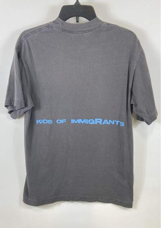 Kids Of Immigrants Men Gray Support Your Friends T Shirt S image number 2