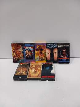 9PC Assorted Action VHS Movie Bundle