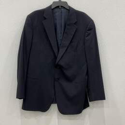 Armani Collezioni Mens Navy Blue Blazer And Pants 2 Piece Suit Set Sz 44R W/COA alternative image