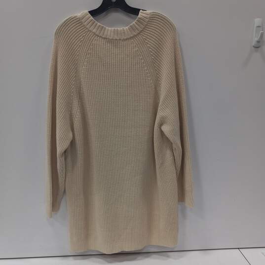 Express Women's Cream Sweater Size Medium image number 5