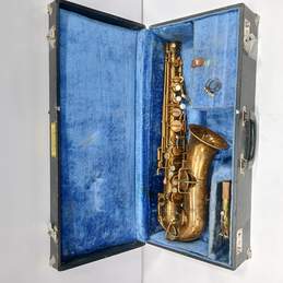 Vintage Elkhart Brass Alto Saxophone