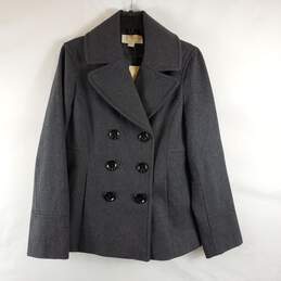 Michael Kors Women Grey Coat M NWT
