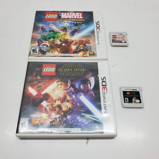 Lot of 2 Nintendo 3DS Video Games Marvel/Star Wars Untested image number 1