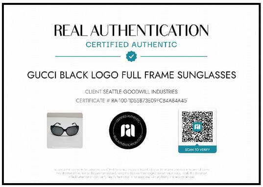 AUTHENTICATED GUCCI GG3166/S LOGO SUNGLASSES FRAME ONLY image number 2