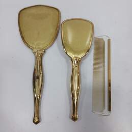 Vintage Hairbrush Mirror Comb Bundle alternative image