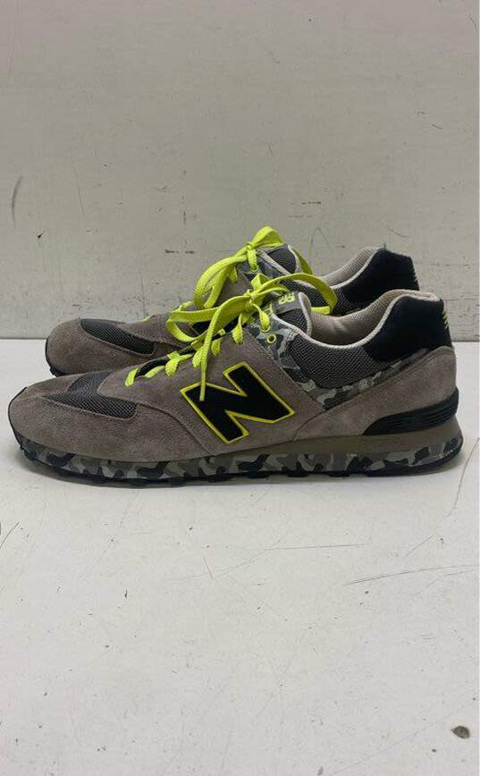 New Balance ML574CGG Multi Camo Low Sneakers Men's Size 14 image number 2