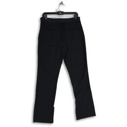 Womens Black Elastic Waist Slash Pocket Drawstring Sweatpants Size Medium alternative image