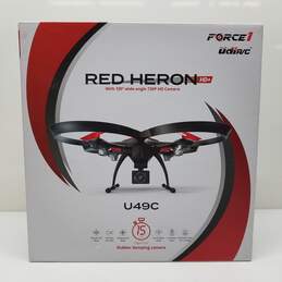 Force udiR/C U49C Red Heron HD+ Drone with 120 degree wide-angle 720HP Camera and Box