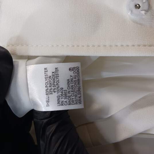 Women's White Suit Jacket Size 6 image number 5