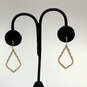 Designer Kendra Scott Sophee Gold-Tone Teardrop Fashionable Drop Earrings image number 1