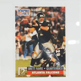 1991 Brett Favre Pro Set Rookie Falcons Packers
