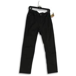 NWT Vintage Genes Mens Black 5-Pocket Design Slim Straight Leg Jeans Size 30x30