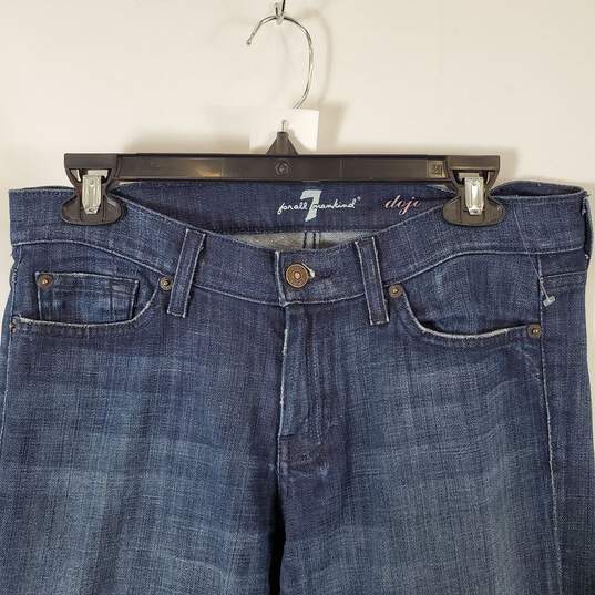 7 For All Mankind Women's Blue Jeans SZ 28 image number 3