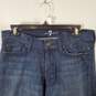 7 For All Mankind Women's Blue Jeans SZ 28 image number 3