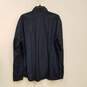 Mens Navy Cotton Long Sleeve Button Front Casual Dress Shirt Size 43/112 image number 2